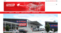 Desktop Screenshot of pacer.co.nz