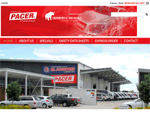 Tablet Screenshot of pacer.co.nz